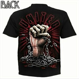 Spiral Direct Gothic Tee – 4XL Black Cotton Crewneck w/ “We Bleed Together”